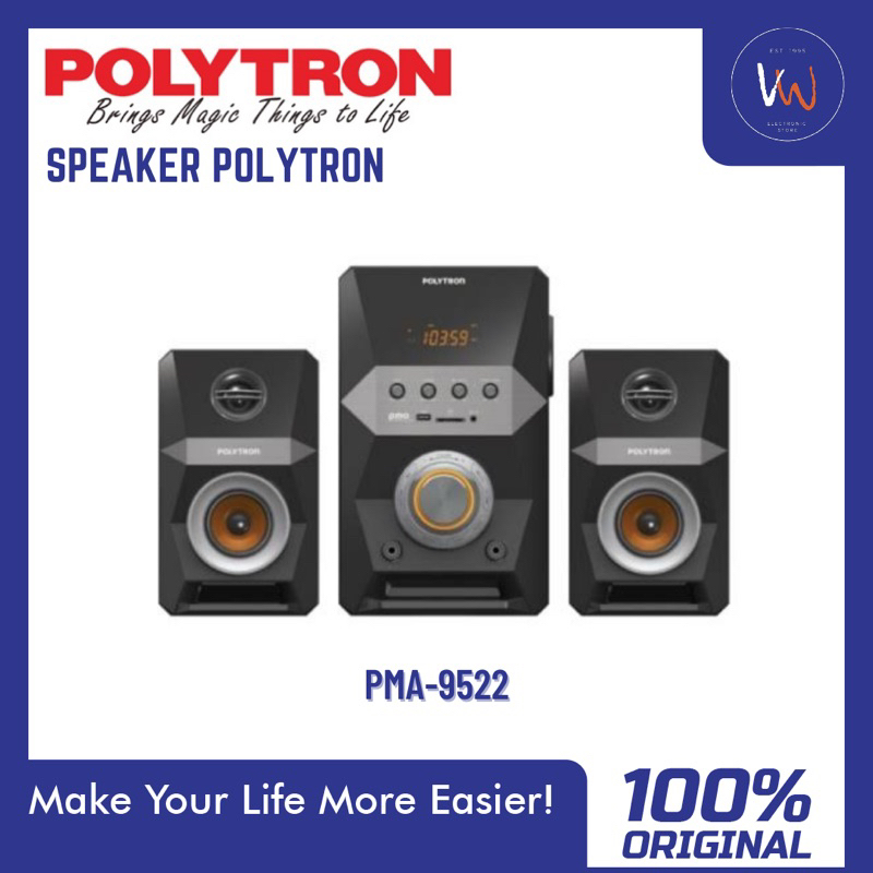 Speaker Polytron PMA-9522 / Bisa Karoke / Speaker Bluetooth Multifungsi