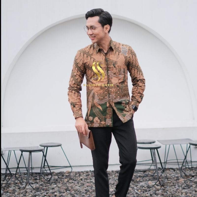 ADEBA X SASMITO BATIK HIJAU PASTEL