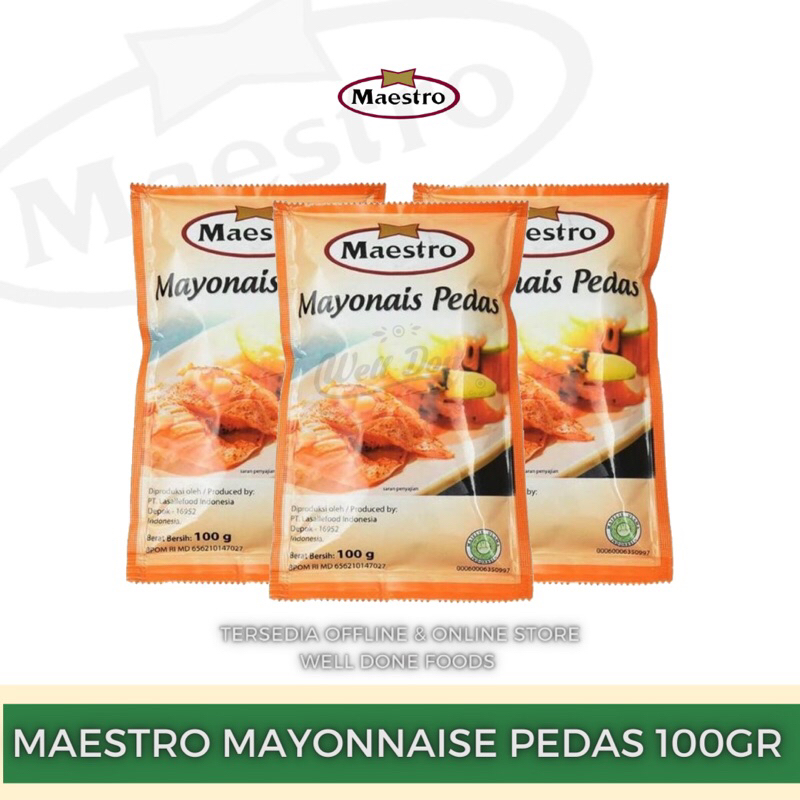 

Maestro Mayonaise Pedas 100gr