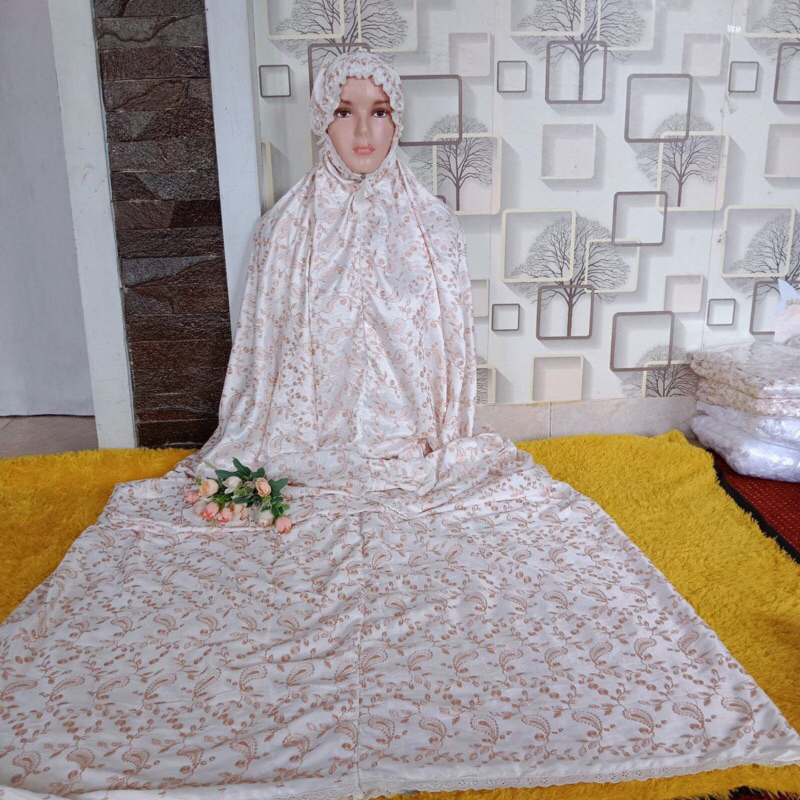 Mukena dewasa/mukena kain sutra/mukena murah/mukena pekalongan