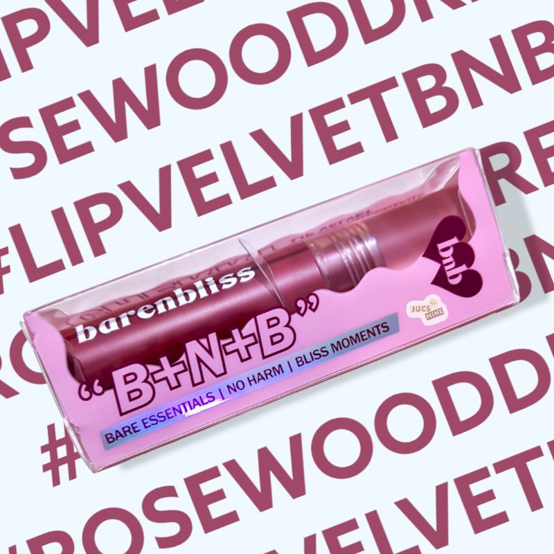 [BOOKED] BNB Barenbliss Cherry Makes Cheerful Lip Velvet 02 Rosewood Dream Korea LipCream [24H Moist