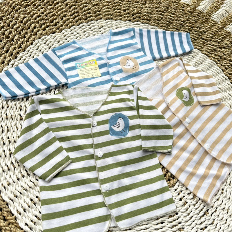 3 PCS Baju Lengan panjang Bayi Bayi Atasan Bayi Baju Newborn Baju Bayi Baru Lahir Gift Bayi Hadiah Lahiran Bayi Baju Bayi Lengan Panjang DNW BABY