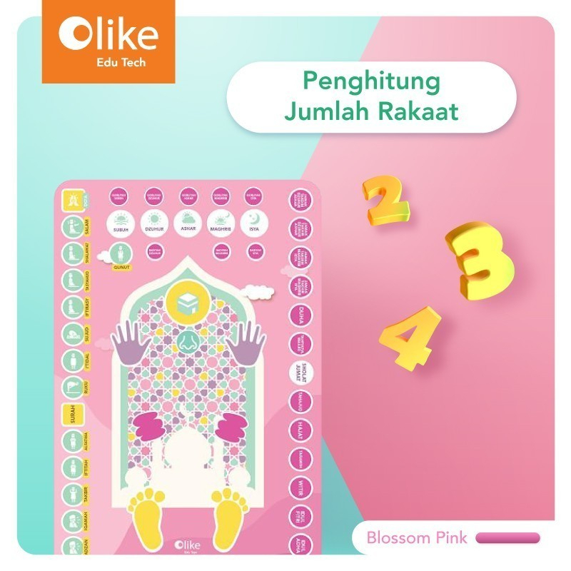 Olike Smart Sajadah Kids Olike Sajadah Pintar Anak Garansi Resmi Sajadah Pintar Panduan Ibadah Anak ResmiOlike Smart Sajadah Smart Technology