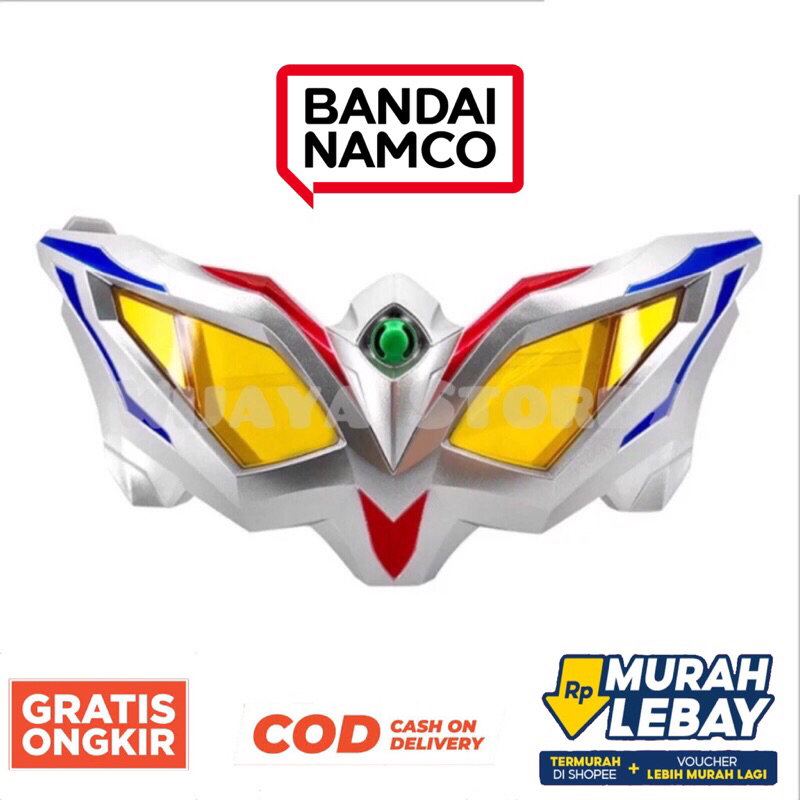 DX Kacamata Ultraman Zero Eye Alat berubah Ultraman Zero Bobble Head Sirro Glasses dengan Lampu & Su