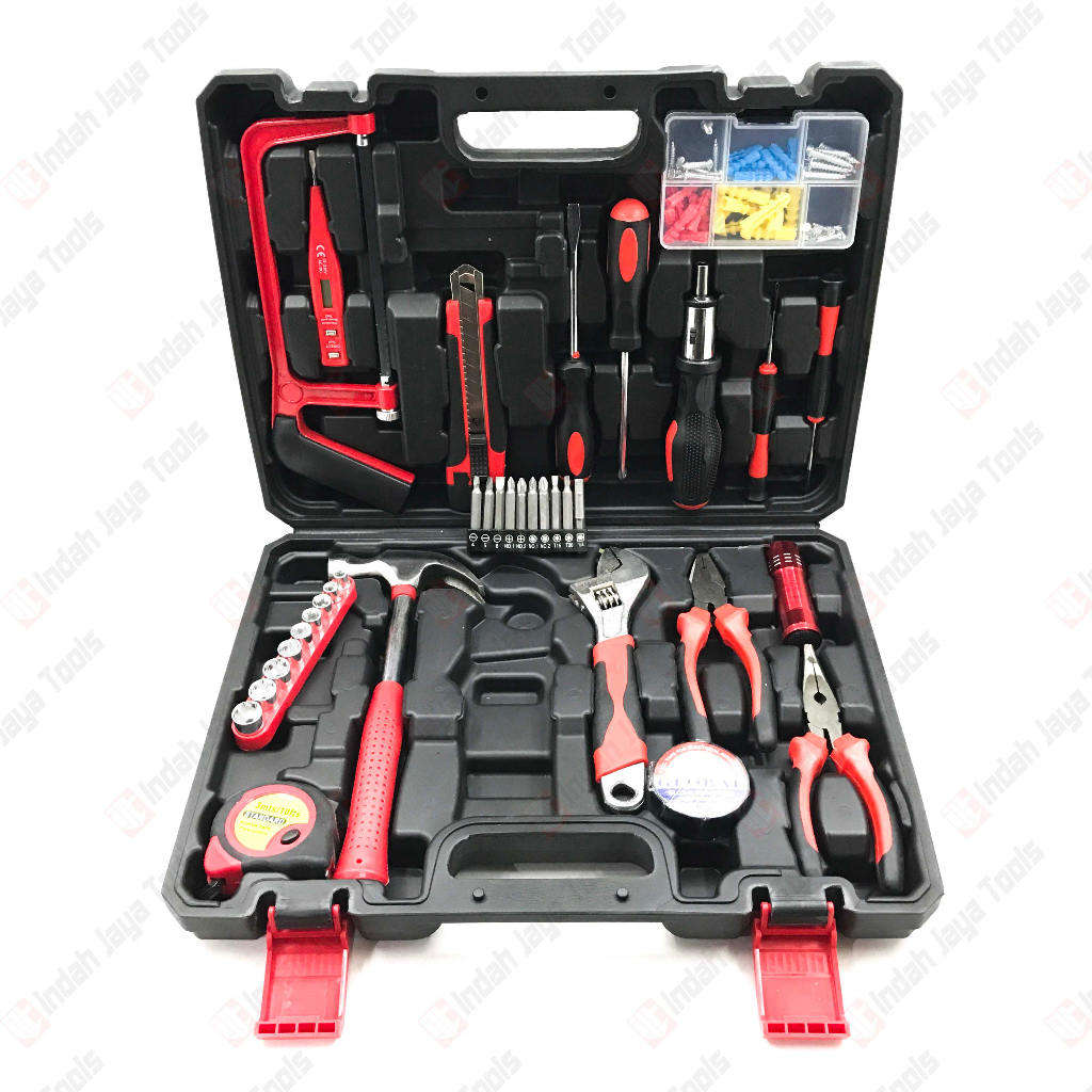 TOOLKIT SET MURAH 102 PCS - Tool Kit Toolset Toolbox Perkakas Set Kunci Perkakas