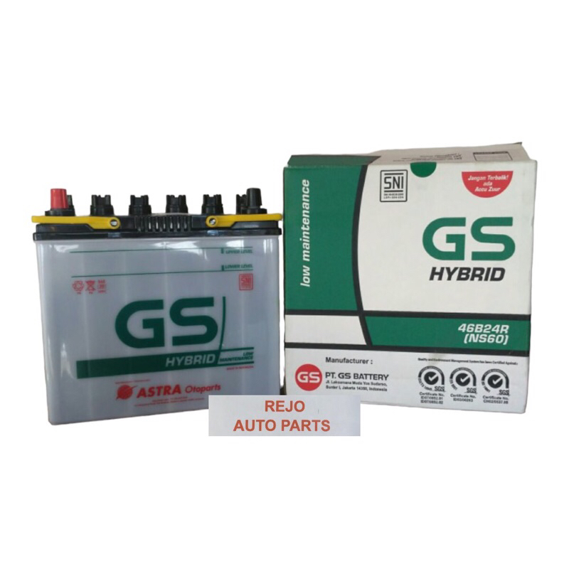 Aki GS Hybrid NS-60, NS-60 L, NS-60L(S)