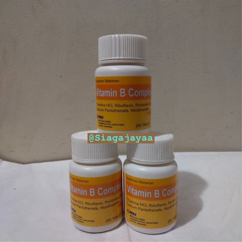 Jual Vitamin B Kompleks Pot 250 Tablet | Shopee Indonesia