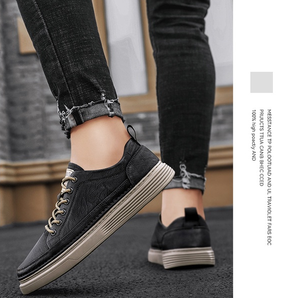 Sepatu Sneakers Pria JN POOLD Casual Retro Shoe / Sepatu Import Pria Kasual