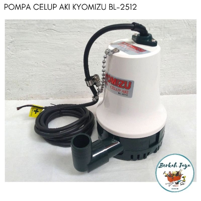 Pompa Aki Air Celup 12V - Submersible Pump DC 12 V KYOMIZU BL-2512 / Pompa Celup pakai Aki