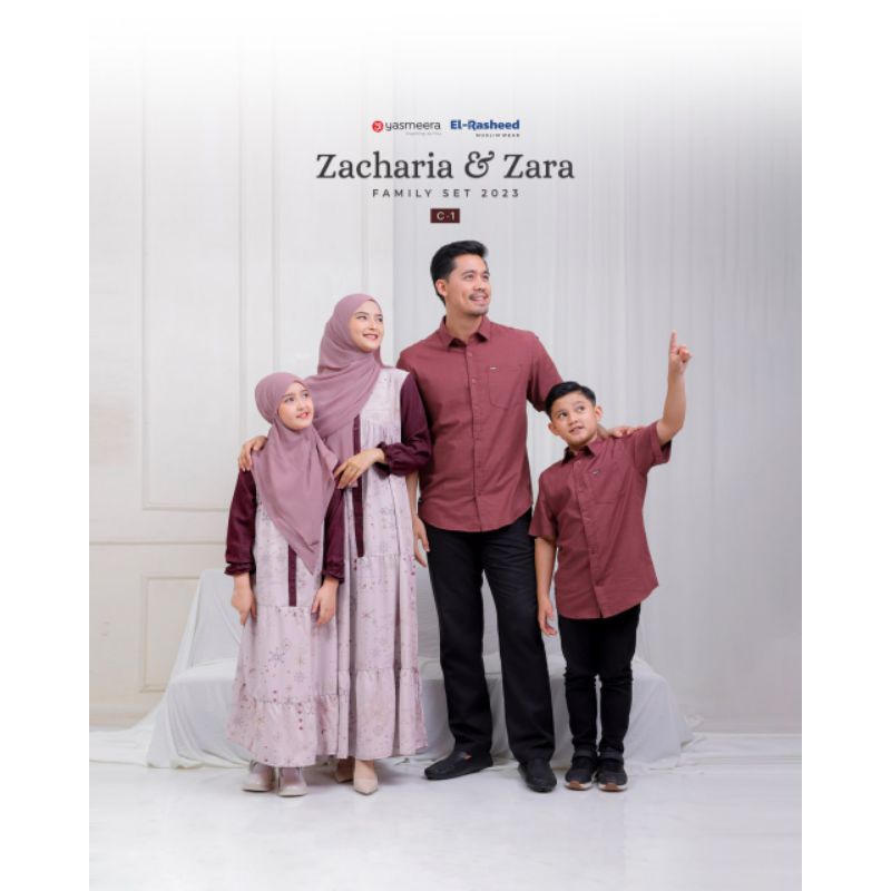 *READY!! Sarimbit yasmeera family 2023 Zacharia & Zara orchid ice by Yasmeera