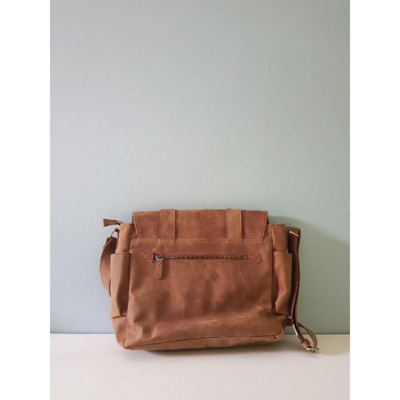 massanger bag crazy horse leather