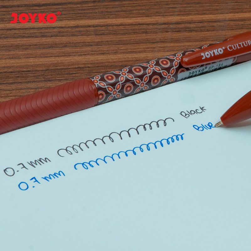 Bolpen Pulpen Joyko BP-184 Culture 0,7mm 12pcs