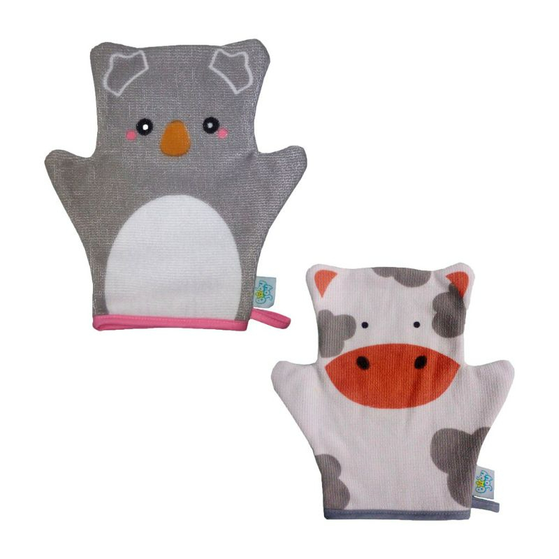 Baby Joy Waslap Print Karakter - Waslap Karakter Koala / Sapi BJW 1203 1204