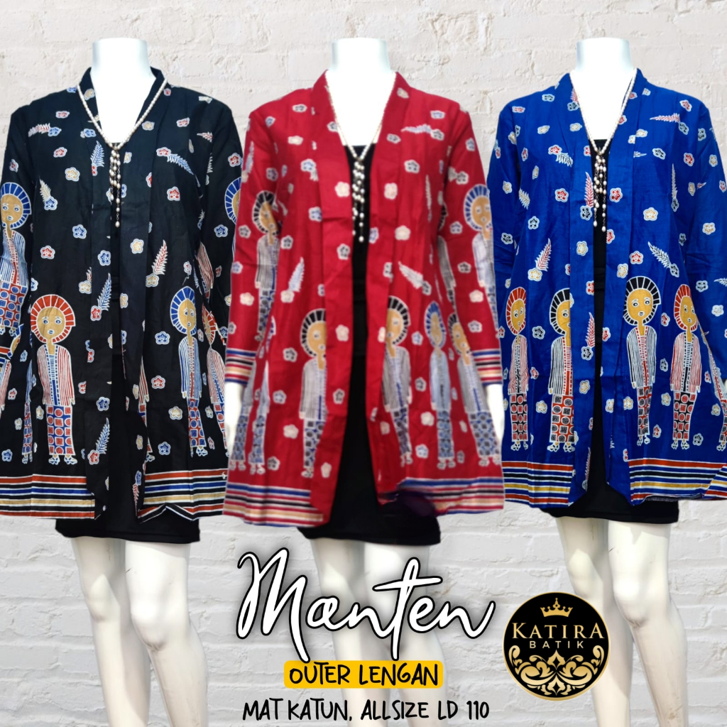 MANTEN OUTER LENGAN PANJANG CARDI  BATIK KARDIGAN OUTER CARDIGAN WANITA BATIK CARDI NIKAHAN SERAGAM 