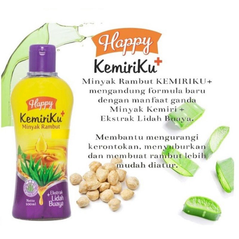 Jual Happy Kemiriku Minyak Rambut | Shopee Indonesia