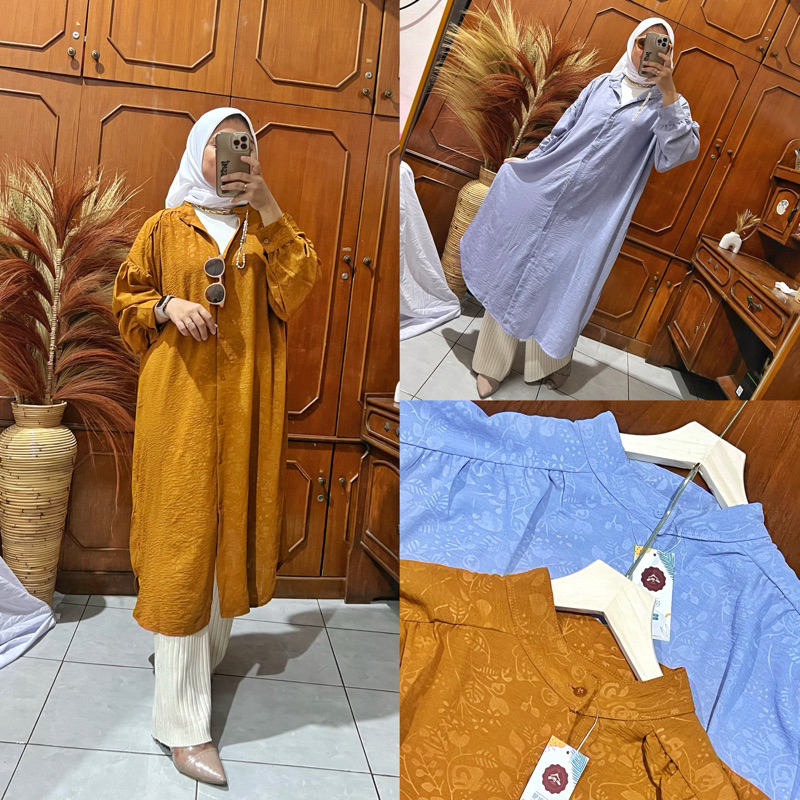 GZM-001 | MIDI DRESS WANITA JUMBO OVERSIZE | TUNIC WANITA POLOS JUMBO OVERSIZE