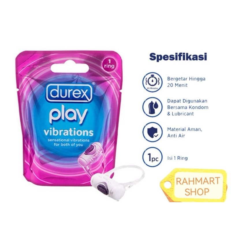 Jual Durex Play Vibrations Ring Alat Bantu Sex Pria Dan Wanita Kondom Getar Pria Dan Wanita 