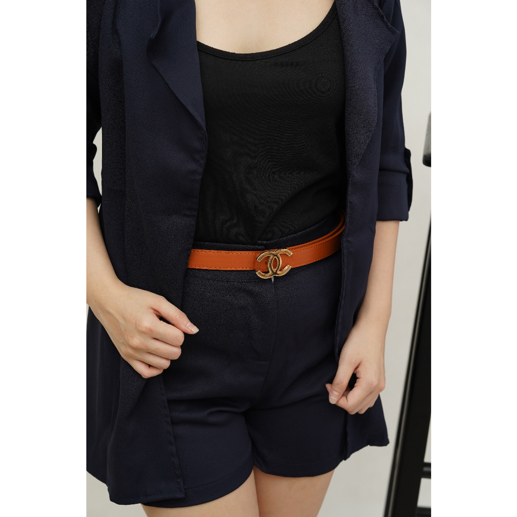 Ikat Pinggang Kulit Gesper Kulit Belt Kulit Sabuk Aksesoris Fashion Tali Pinggang Wanita BUTIKALUNG 0006PB