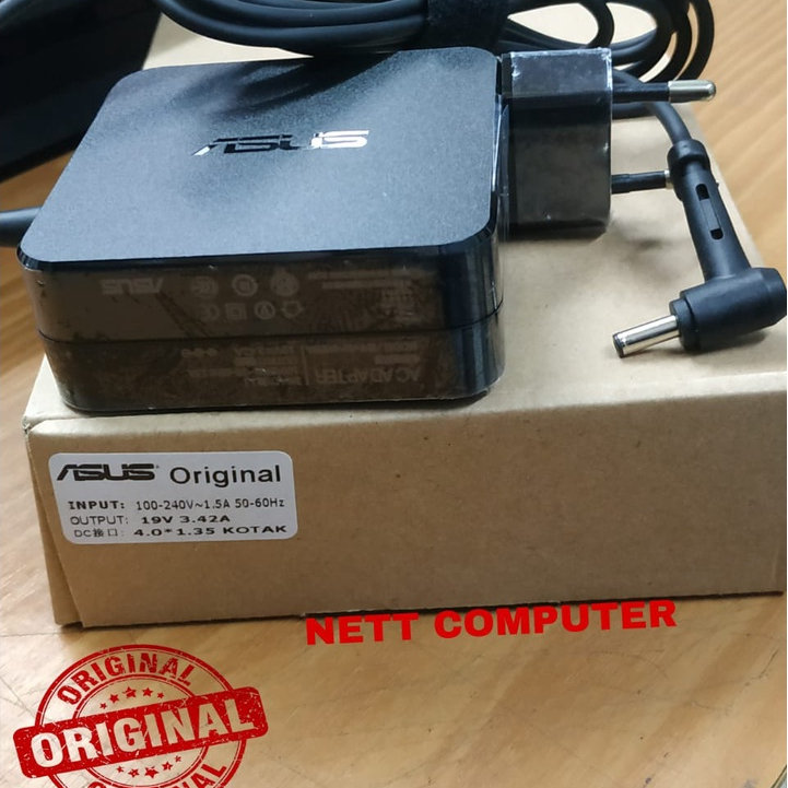 Original Charger Casan Laptop Asus A442 A442UQ A442UF A442U A442UR 19V-3.42A Colokan Kecil
