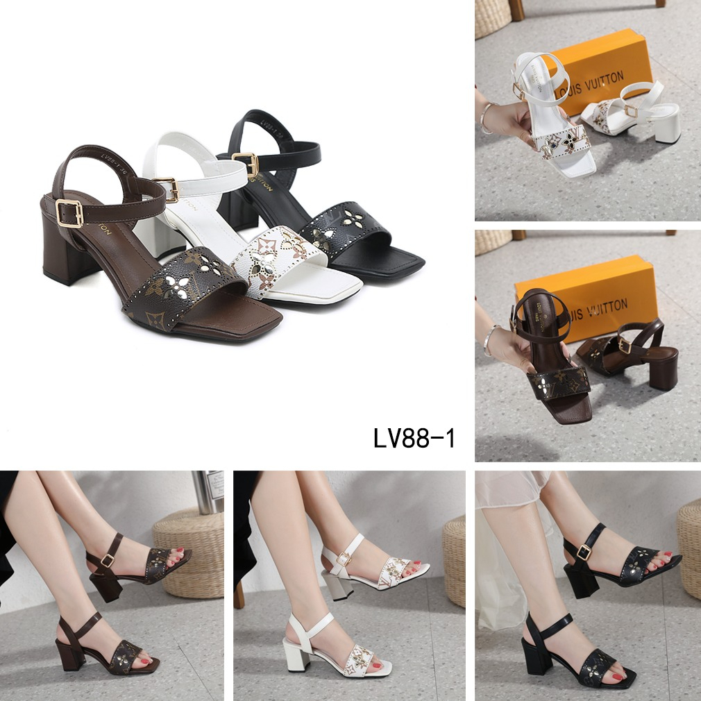 Block Heel Sandals LV88-1