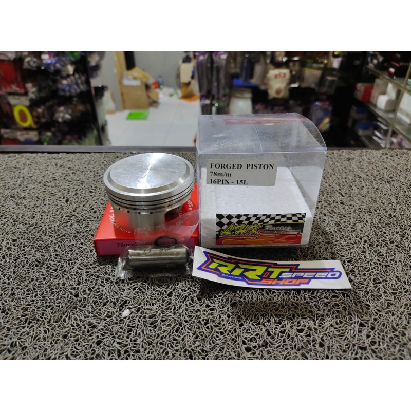 PISTON FORGED LHK TERLENGKAP 66 68 69 70 71 72 73 74 75 76 77 78 80 82 PIN 15 &amp; PEN 16