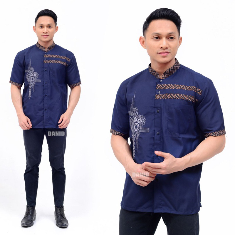 Baju Koko Pria Lengan Pendek Koko Dewasa Terbaru 2023