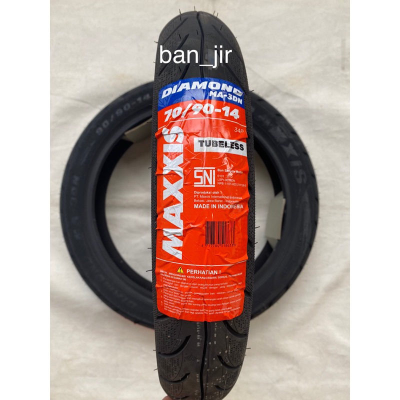 Ban Maxxis Diamond 70/90-14 Tubeless