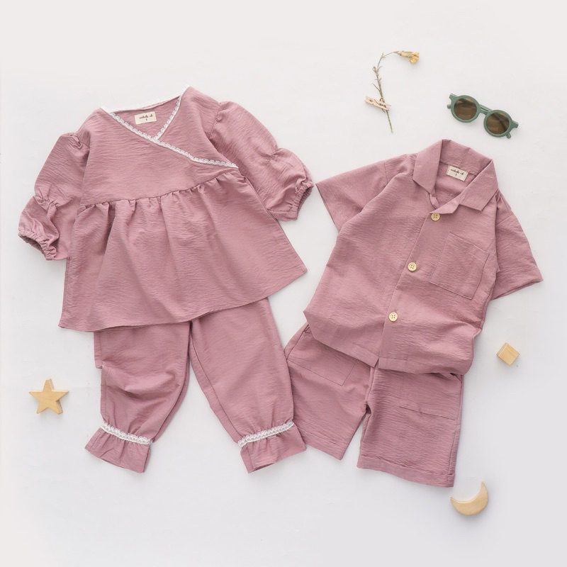LINSKY BABY - Arya Set &amp; Fiona Set Setelan Anak Couple Ciakidz