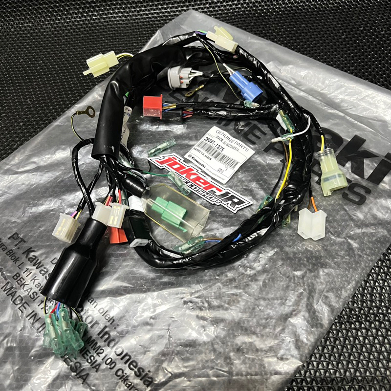 kabel body ninja ss r lampu bulat super kips kiprok kotak original kawasaki 26031-1375