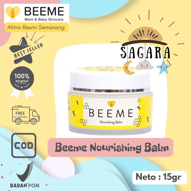 Beeme Nourishing balm  || SkinCare Ibu dan anak || Aman Untuk NewBorn, Ibu Hamil dan Ibu Menyusui