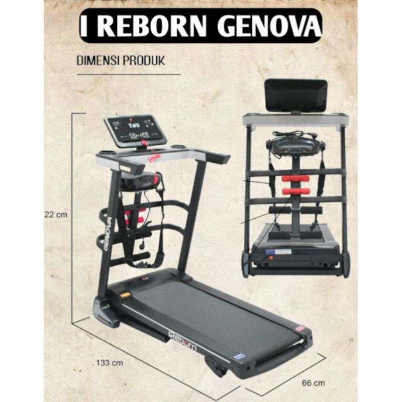 Treadmill Elektrik I Reborn Genova