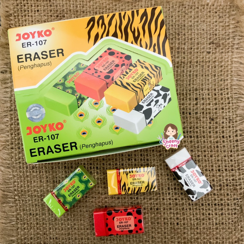

Penghapus Joyko Animal Kingdom Series / Joyko Eraser / Setip Pensil Stipo Setipo
