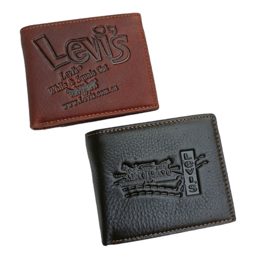 Dompet Lipat Dua Dompet Kulit Asli Dompet Pria High Quality