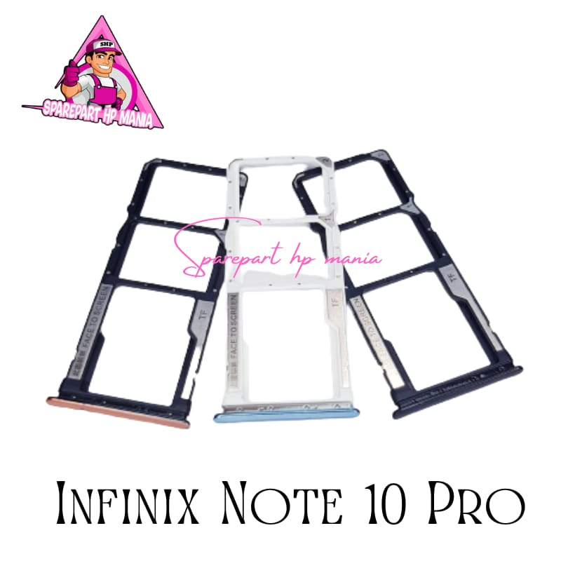 SLOT SIM TRAY INFINIX NOTE 10 PRO TEMPAT SIMCARD SIM LOCK SIMTRAY