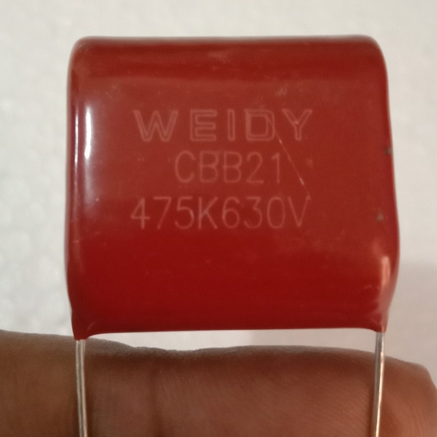 KAPASITOR MYLAR WEIDY ORIGINAL 630V/475K