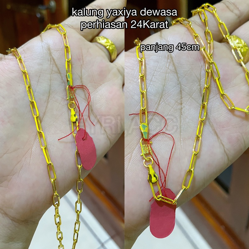 Kalung Yxy Lapis Import - Perhiasan 24Karat
