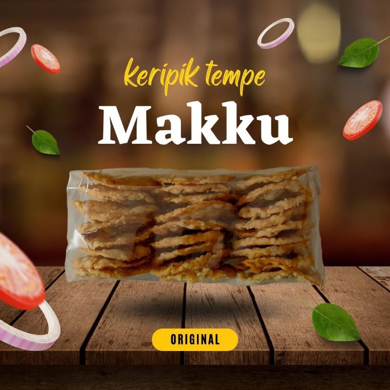 

Keripik Tempe Rasa Original | Camilan Tempe | Makanan Ringan Khas Malang MAKKU