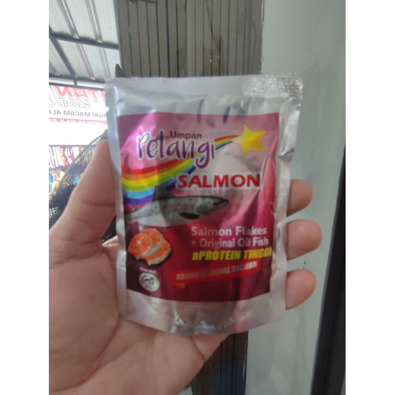 Umpan Pelangi Salmon