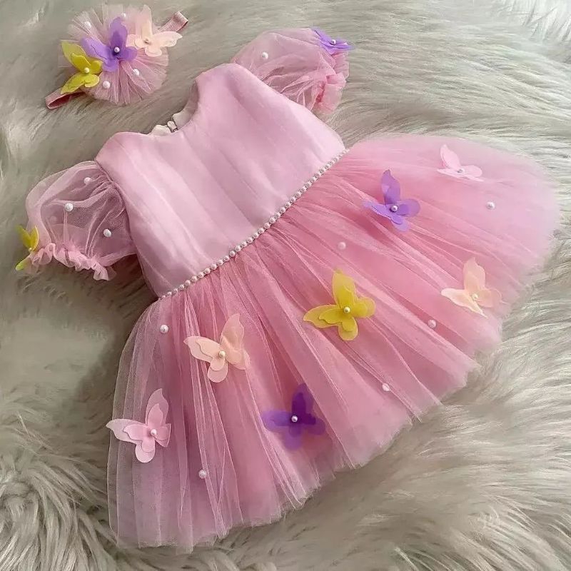 dress ayudia baju anak perempuan dress lebaran natal ulang tahun ultah tedak sinten