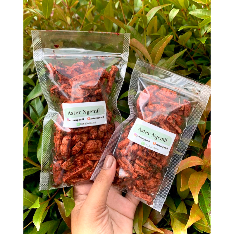 

Basreng Pedas Daun Jeruk 1KG,1/2kg,1/4kg /cemilan pedas/cemilan murah
