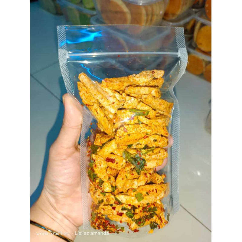 

basreng daun jeruk pedass nampolll