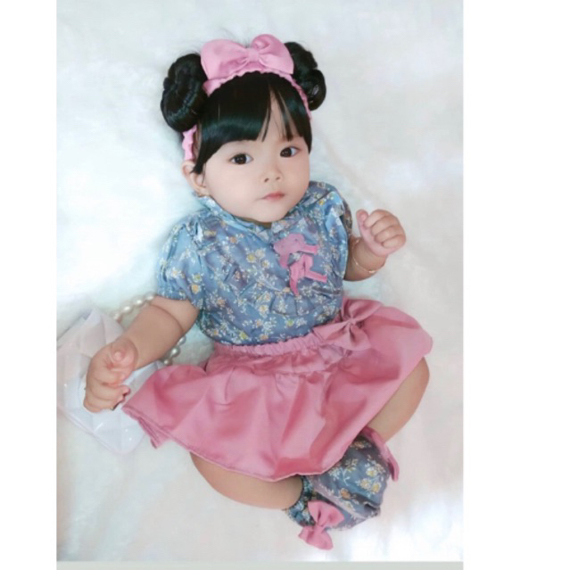 Jumper Bayi Baju Overall Jumpsuit Nalisa Bandana Sepatu Anak Perempuan Bayi Cewek Babeebabyshop Fashion lucu terlaris dalmi isabel CLARA / AIKO / TALITHA / GIANNA SIENA cherry blossom