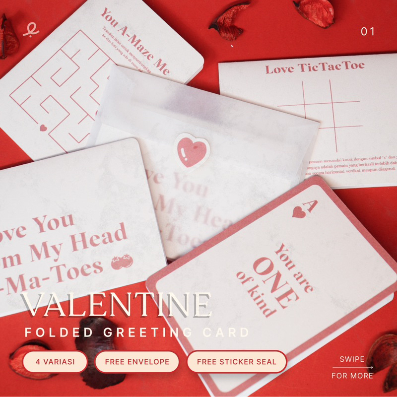 

GREETINGS CARD | VALENTINE GREETINGS CARD | KARTU UCAPAN | KARTU UCAPAN VALENTINE | KARTU UCAPAN LIPAT