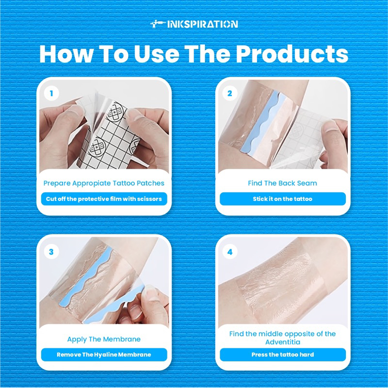 waterproof tattoo film protective skin adhesive repairing 10M