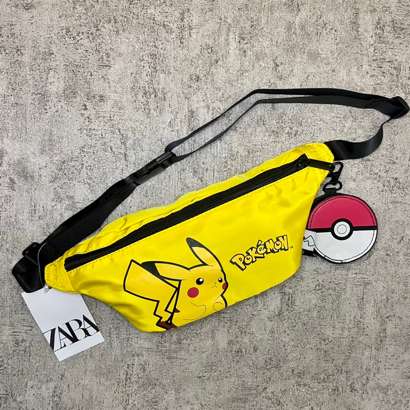 ZARA X POKEMON WAISTBAG / TAS PINGGANG ZARA / WAISTBAG ZARA / WAISTBAG POKEMON / TAS SELEMPANG