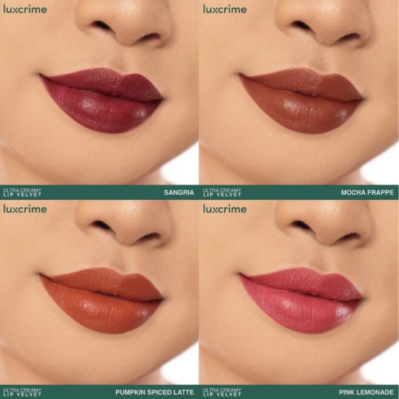 luxcrime ultra creamy lip velvet/ luxcrime lip velvet