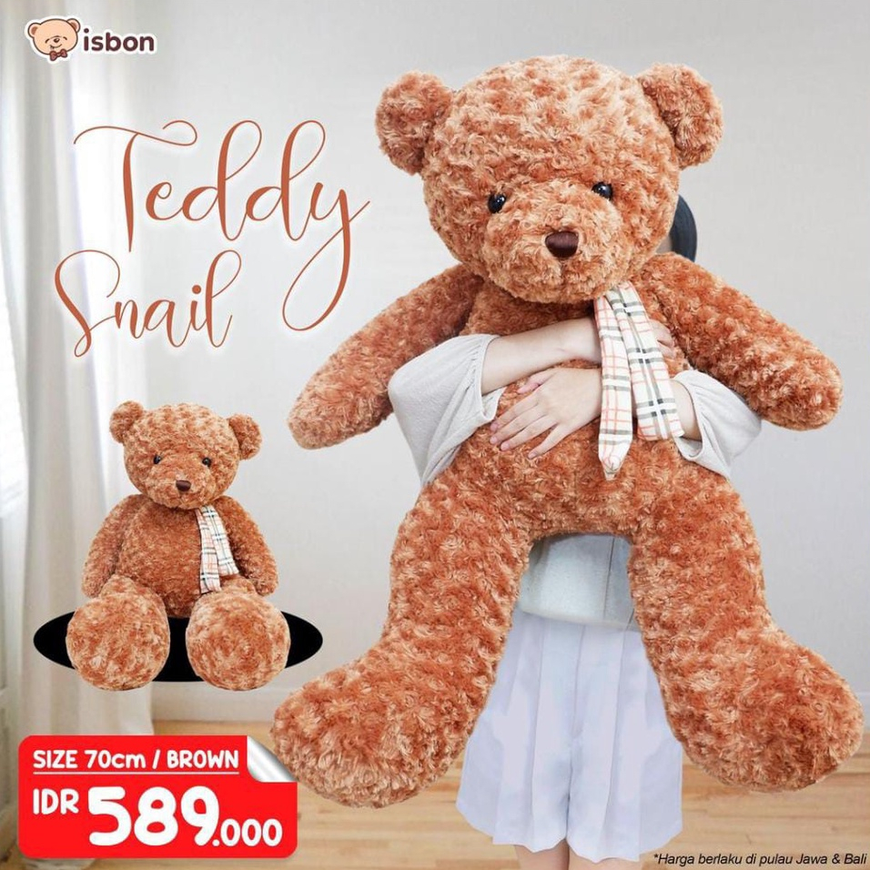 Boneka Beruang Jumbo Teddy Bear Istana Boneka Sit Teddy SNI Kado Ulang Tahun