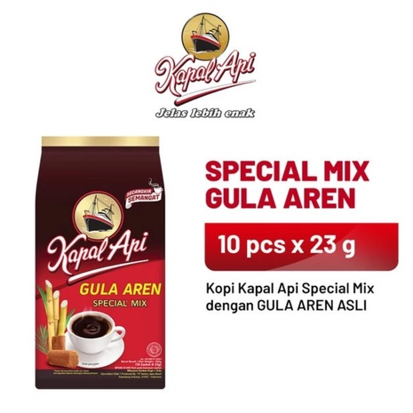 Kapal Api Special Mix Gula Aren 1 pack (10 x 23gr)