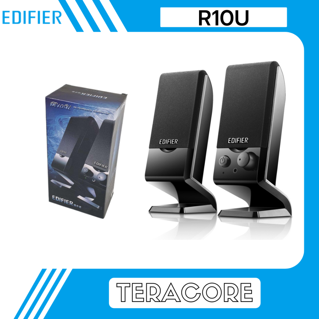 Edifier R10U Speaker Aktif Mini Untuk PC Komputer Laptop Multimedia USB Aux 3,5mm