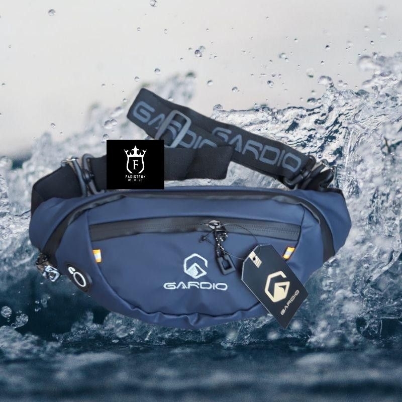 TAS SELEMPANG/TAS WAISTBAG PRIA ANTI AIR DISTRO BAHAN PREMIUM || TAS PINGGANG